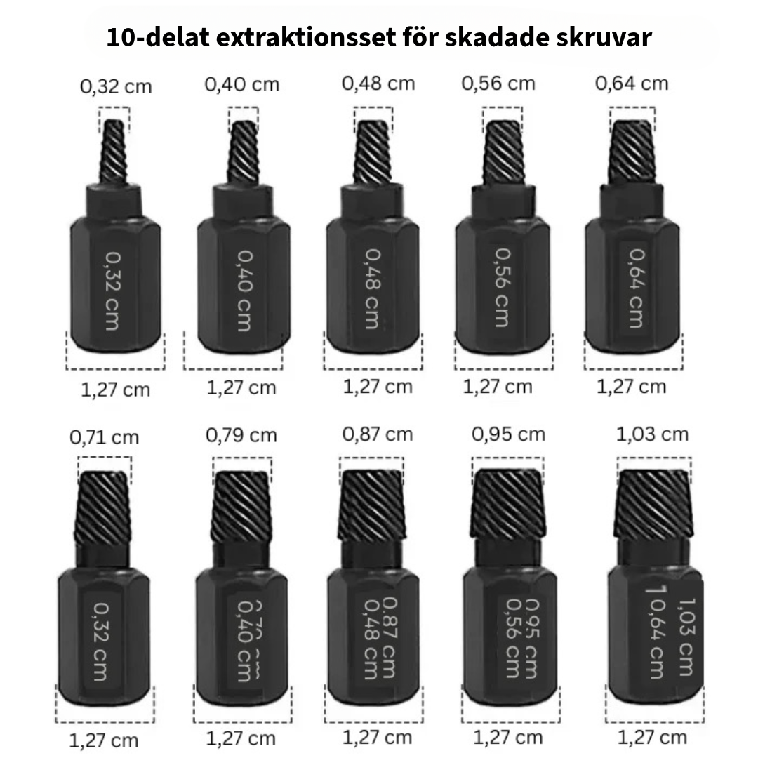 Ultimata Skruvborttagningssetet
