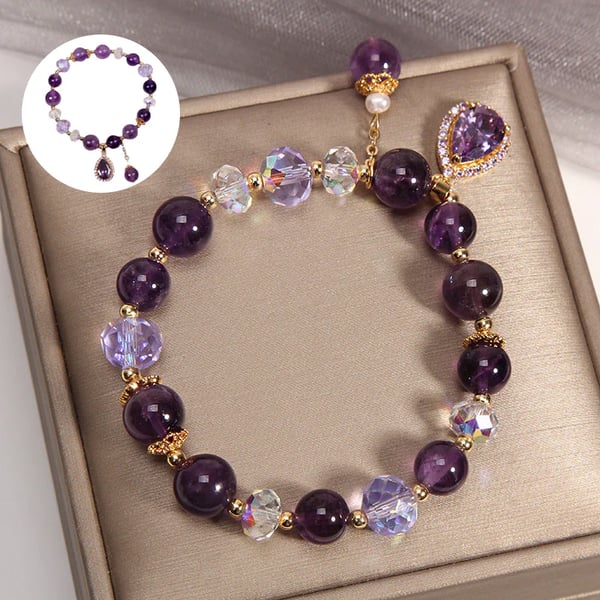 Amethyst Vattendroppe Armband