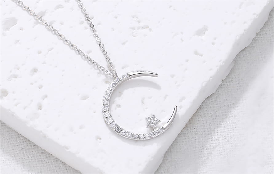 Måne & Stjärna Halsband