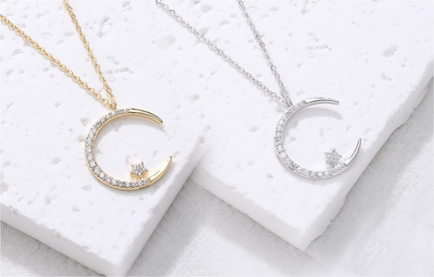 Måne & Stjärna Halsband