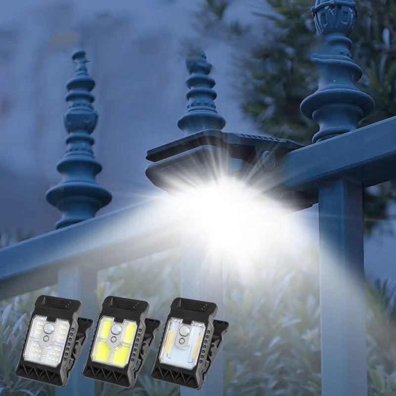 Sol-Clip-Lampa med Rörelsesensor