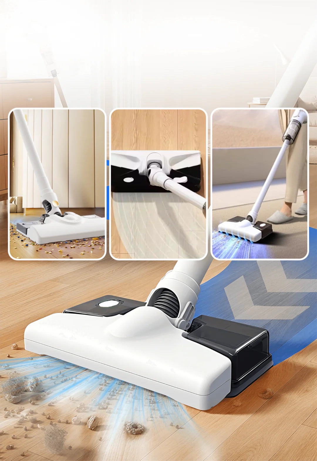 3-i-1 Smart Dammsugare