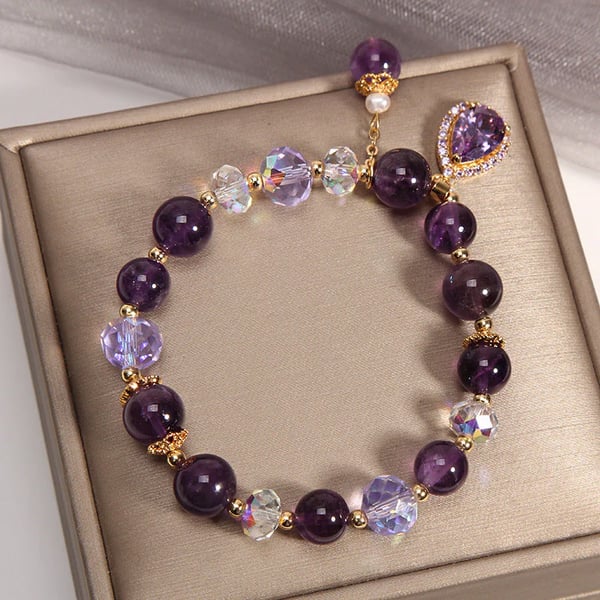 Amethyst Vattendroppe Armband
