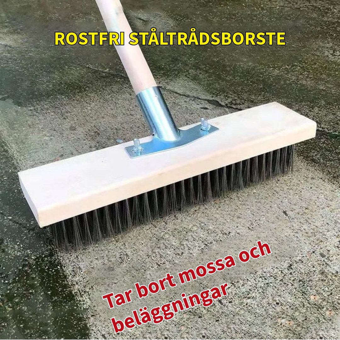 Rostfri ståltråd rengöringsborste