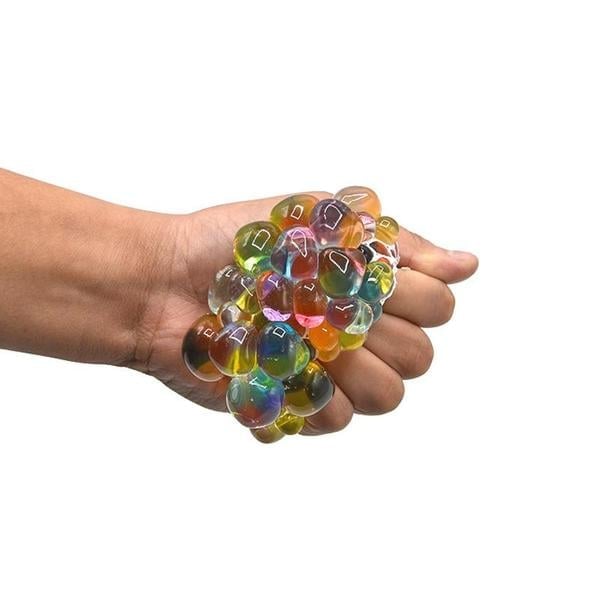 Stressboll i regnbågsfärger