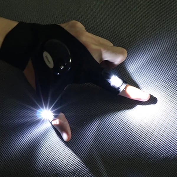 Handskar med LED-lampor