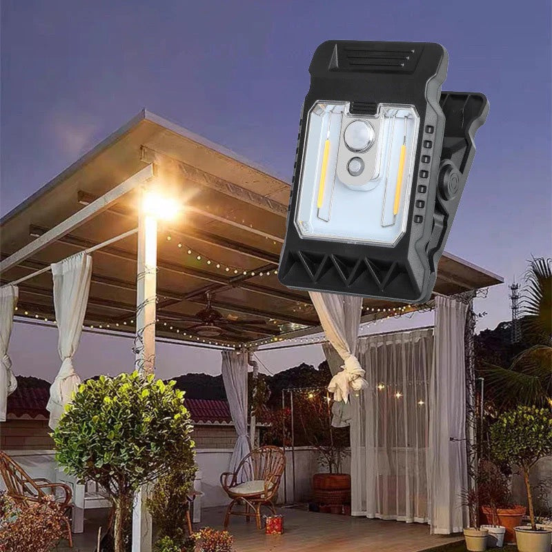 Sol-Clip-Lampa med Rörelsesensor