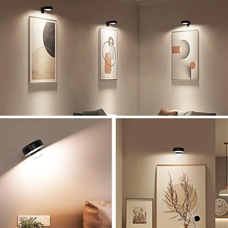 Magnetisk trådlös lampa