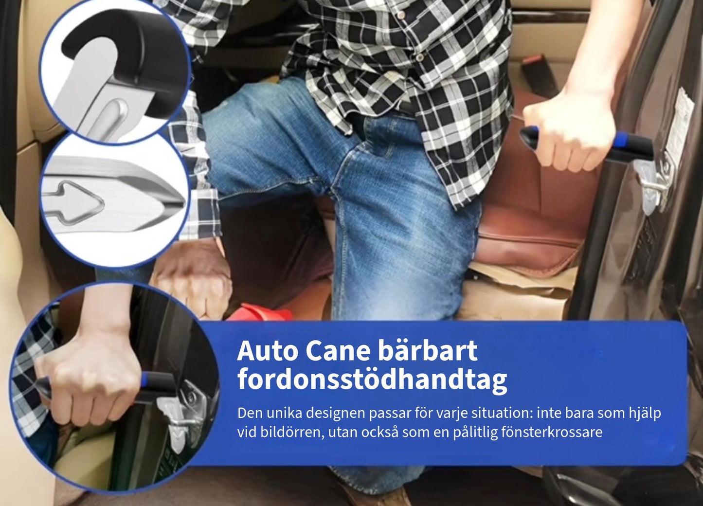 Multifunktionellt Bilhandtagsstöd