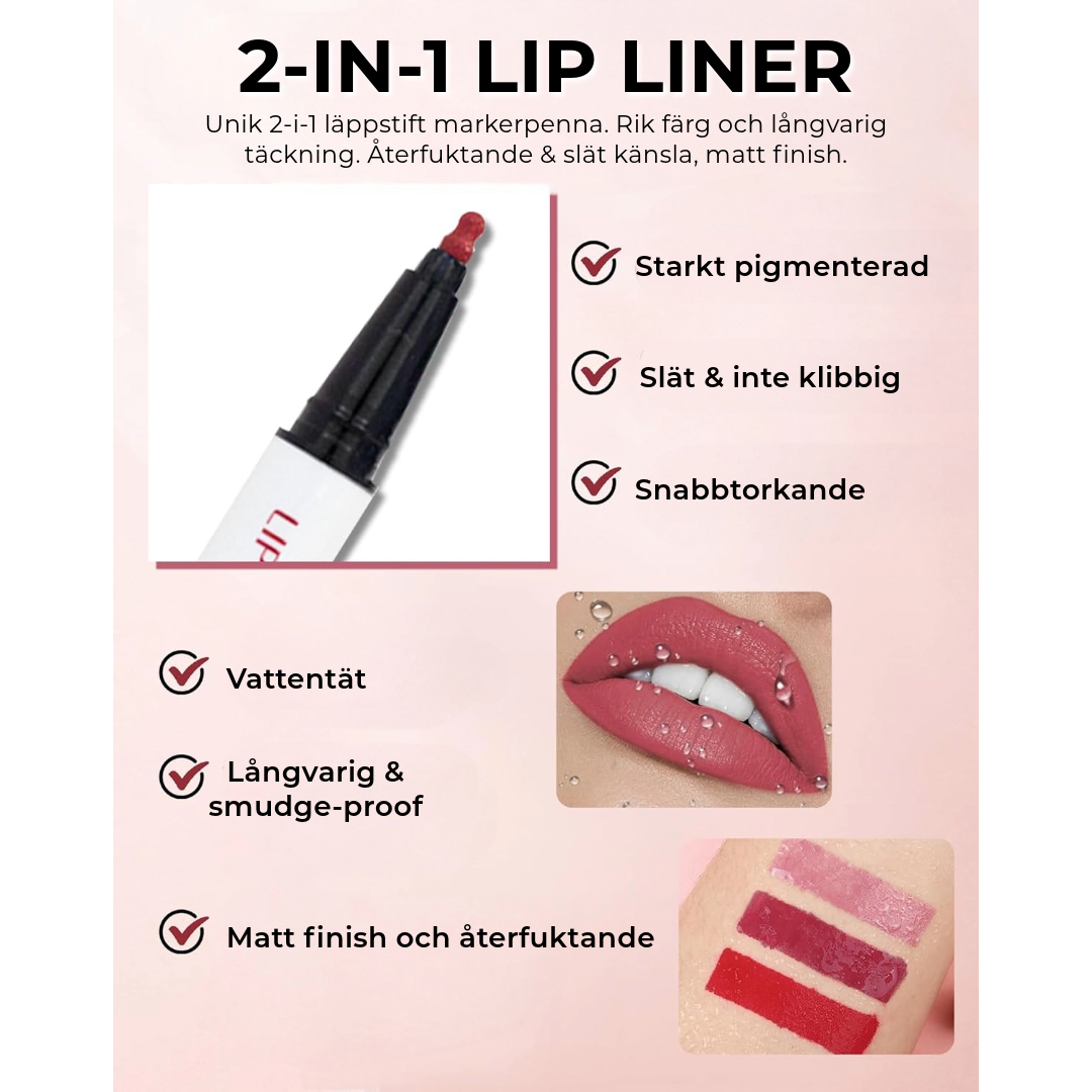 2-i-1 Läppenna