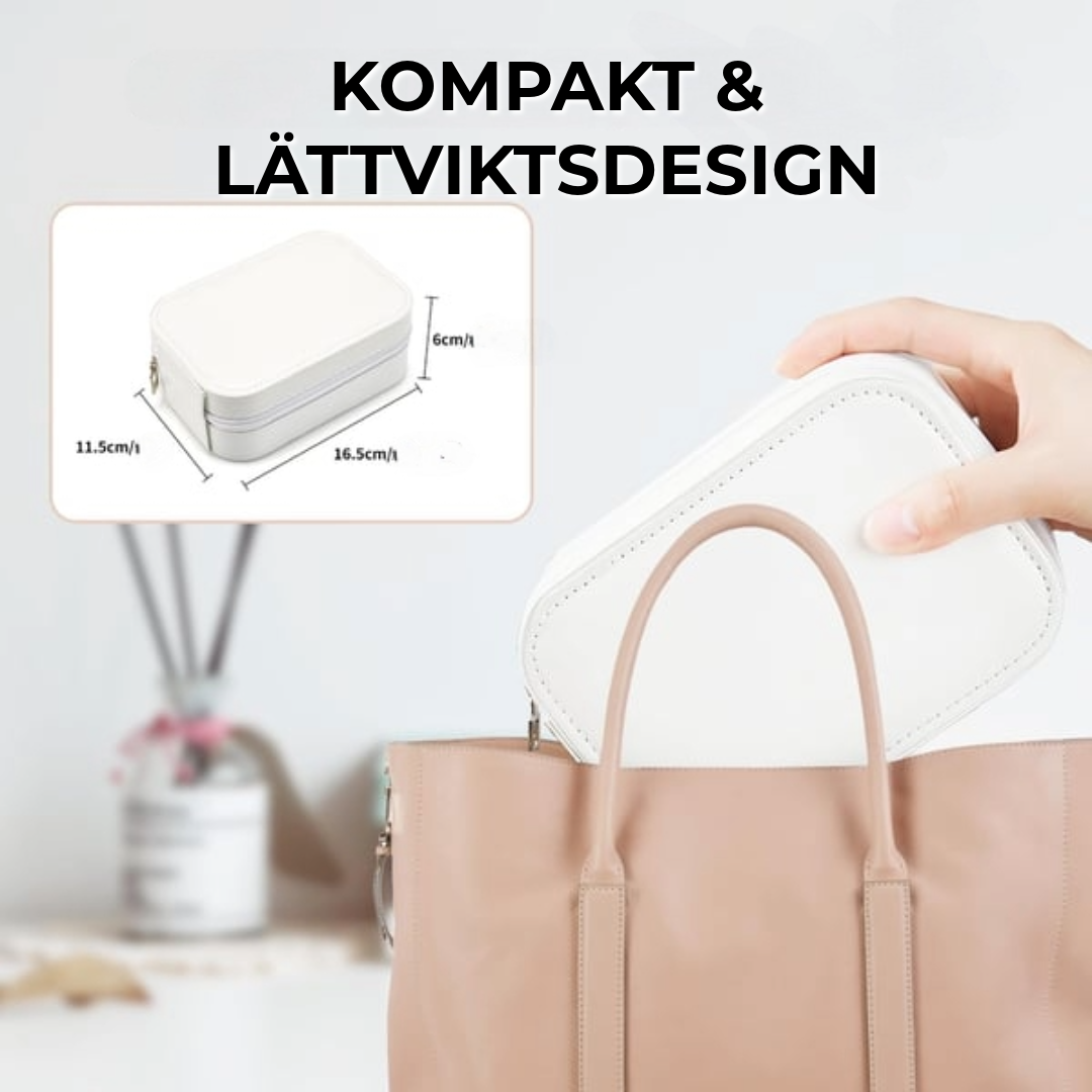 2-i-1 Sminkspegelväska