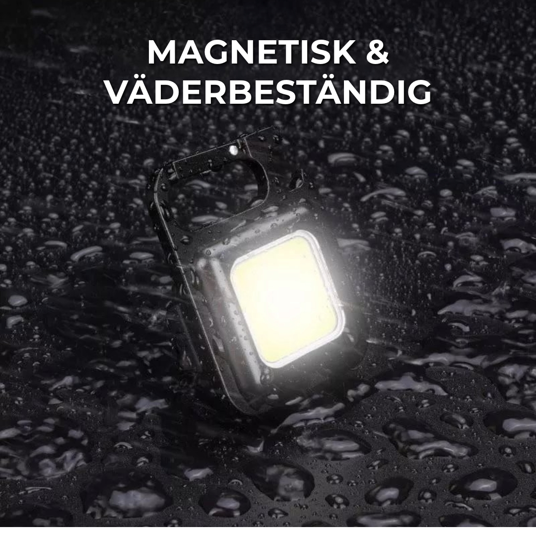 Professionell Mini Nyckelring Ficklampa