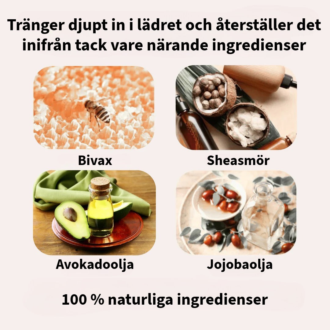 Läder Reparationskräm Kit