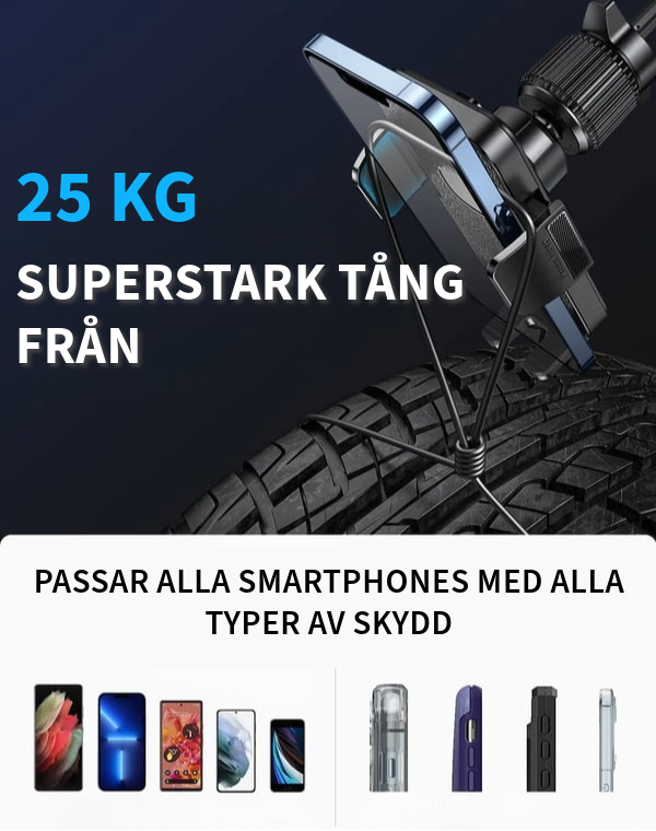 Lyxig mobilhållare