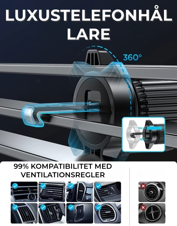 Lyxig mobilhållare