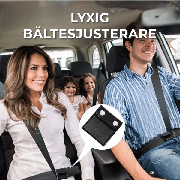 Lyxig bältesjusterare