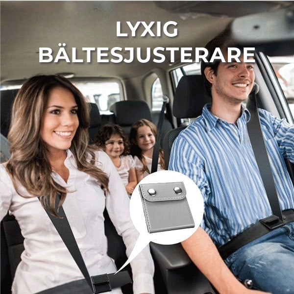 Lyxig bältesjusterare