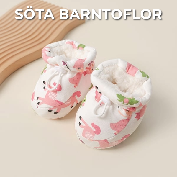Söta barntofflor