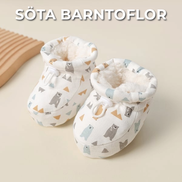 Söta barntofflor