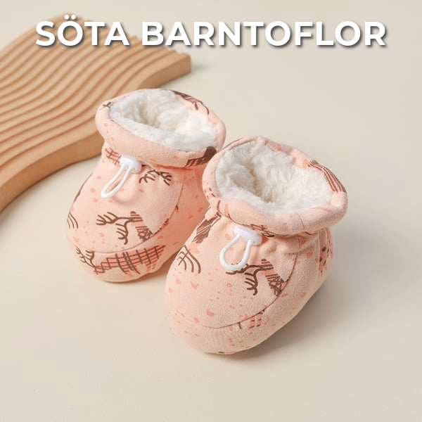 Söta barntofflor