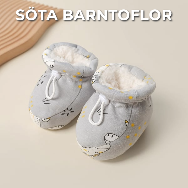 Söta barntofflor