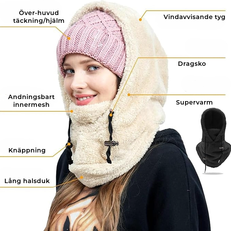 Varm pälsluva