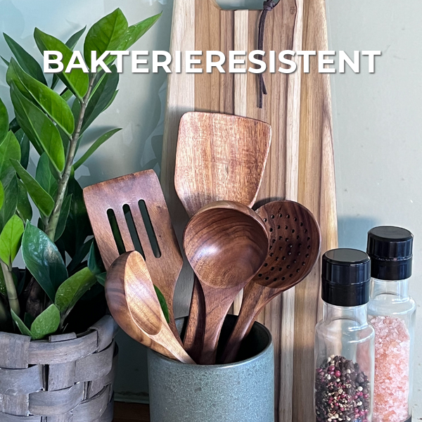 Proffsiga köksredskap i Valnöt - 5 Styck