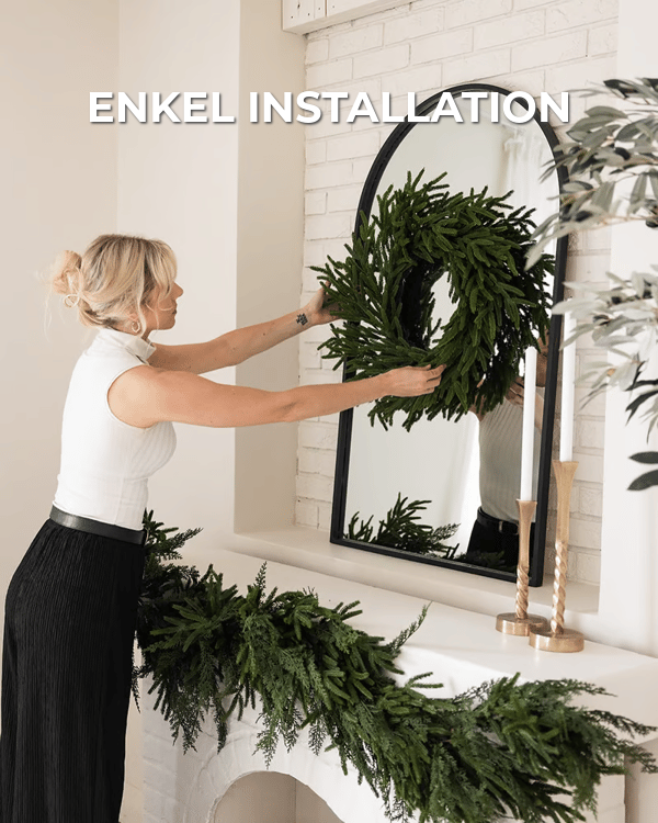 Naturlig juldekoration