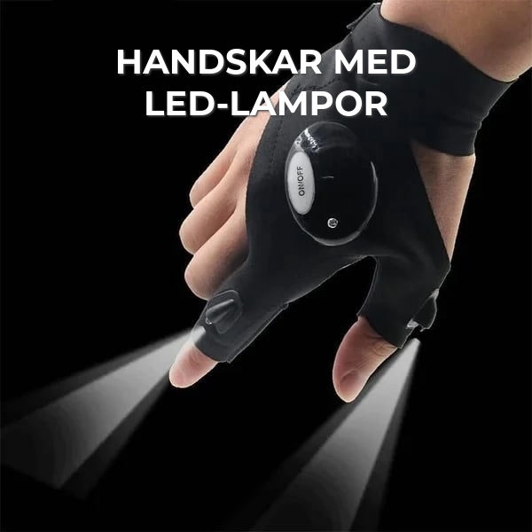 Handskar med LED-lampor