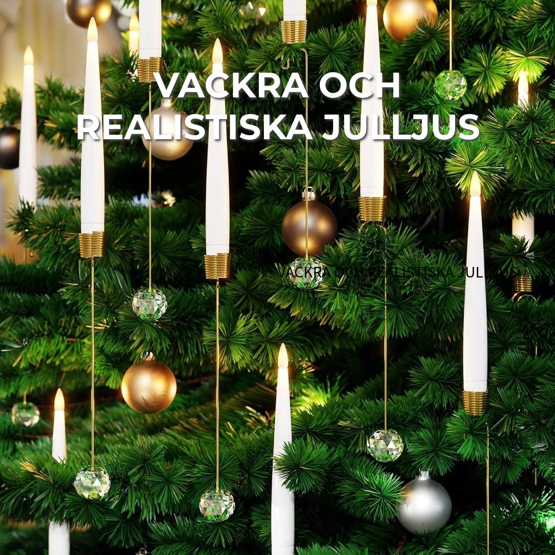 Realistiska Julljus