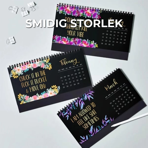 Rolig kalender för 2025