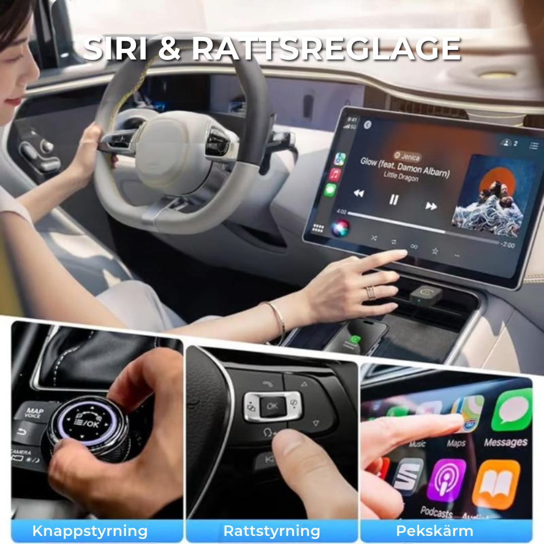 Mini Trådlös CarPlay-adapter