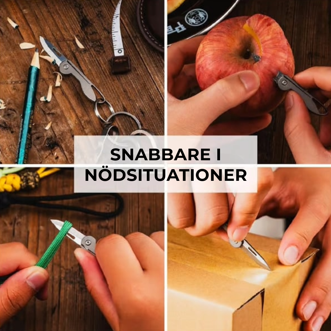 Mini nyckelring fickkniv