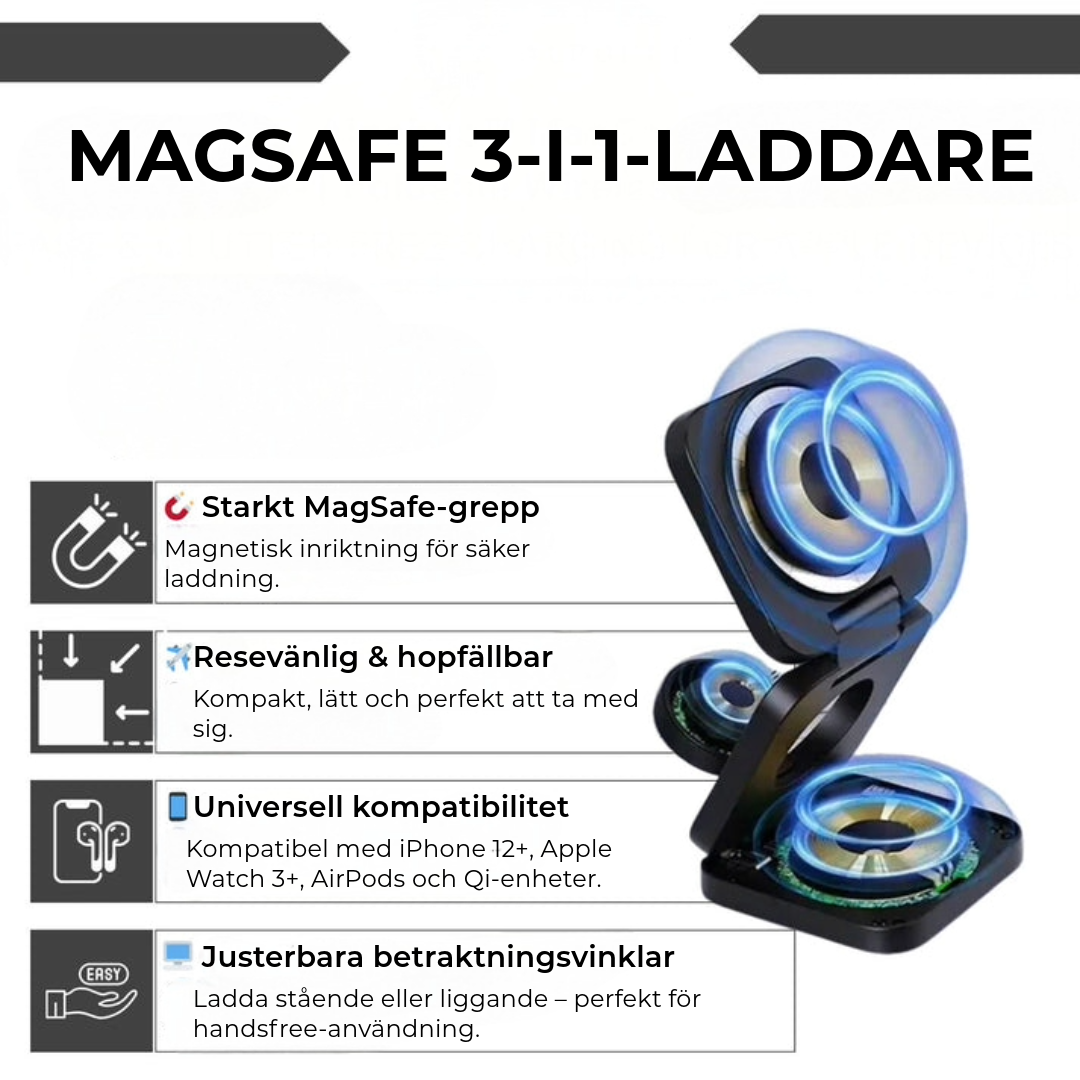 MagSafe 3-i-1-laddare