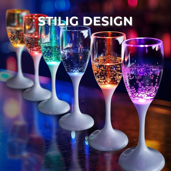 LED Champagneglas