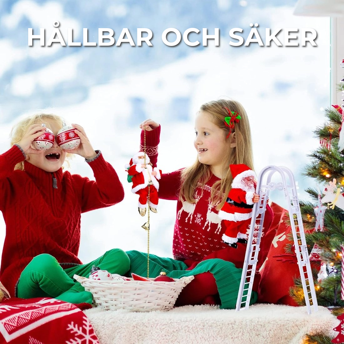 En klättrande Jultomte