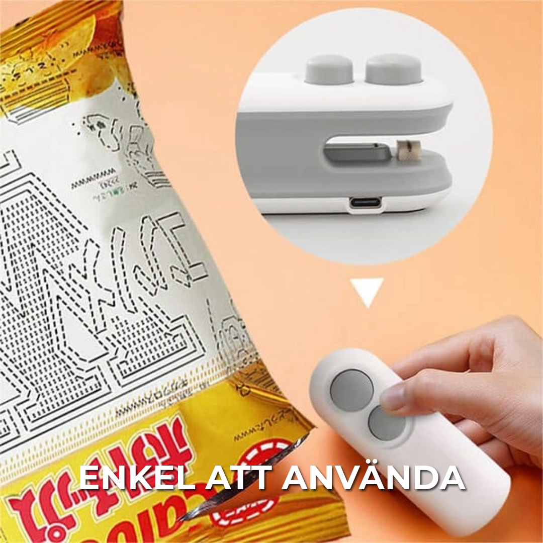 2-i-1 Mini Förpackningsförslutare