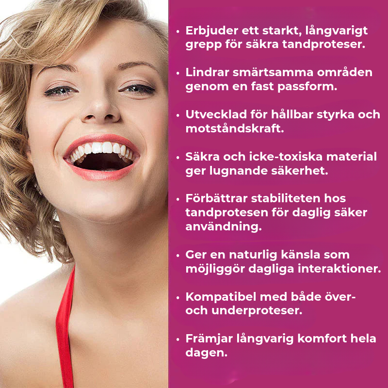 Professionell tandproteskräm