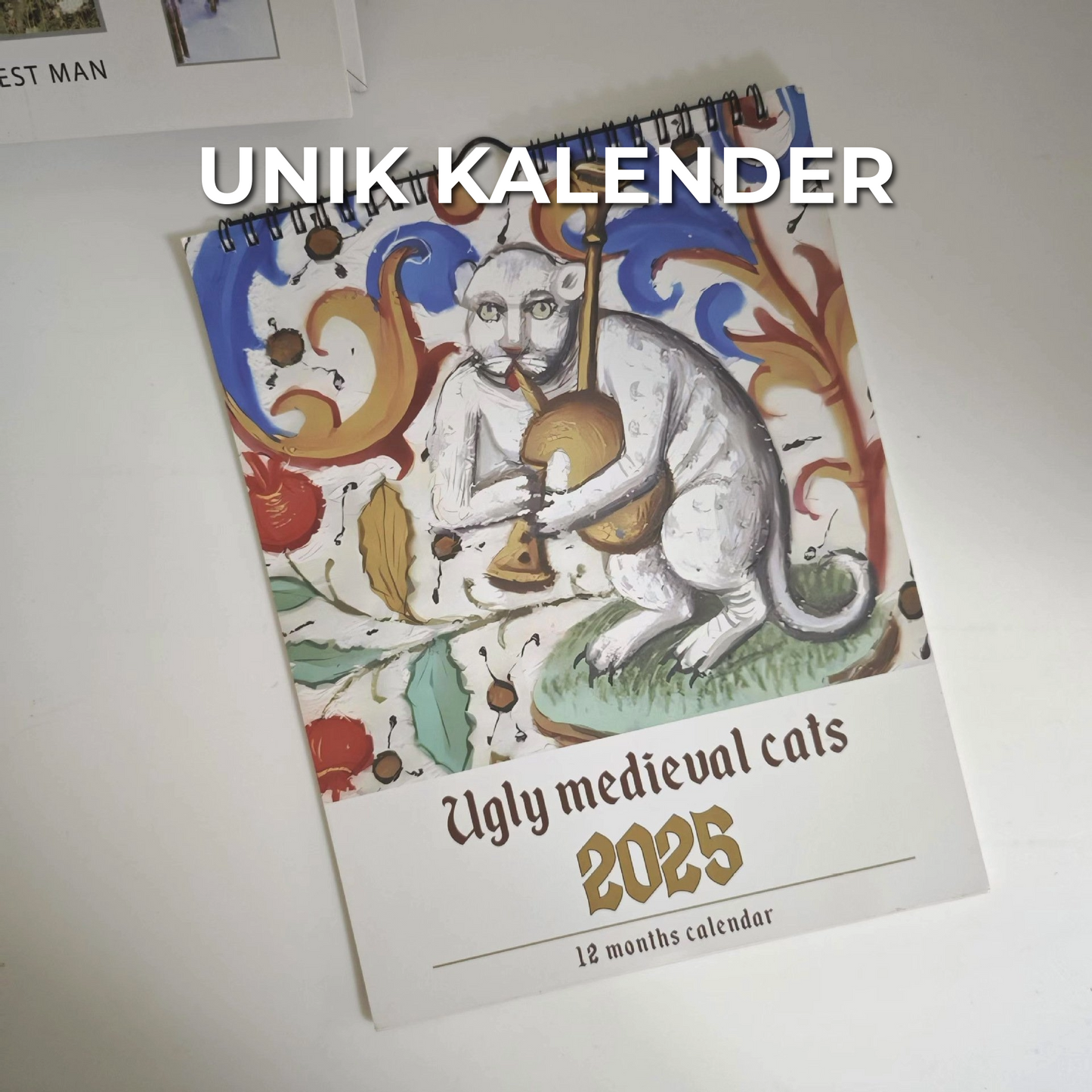 Medeltids kattkalender 2025