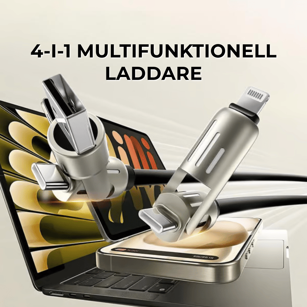 4-i-1 Multifunktionell Laddare