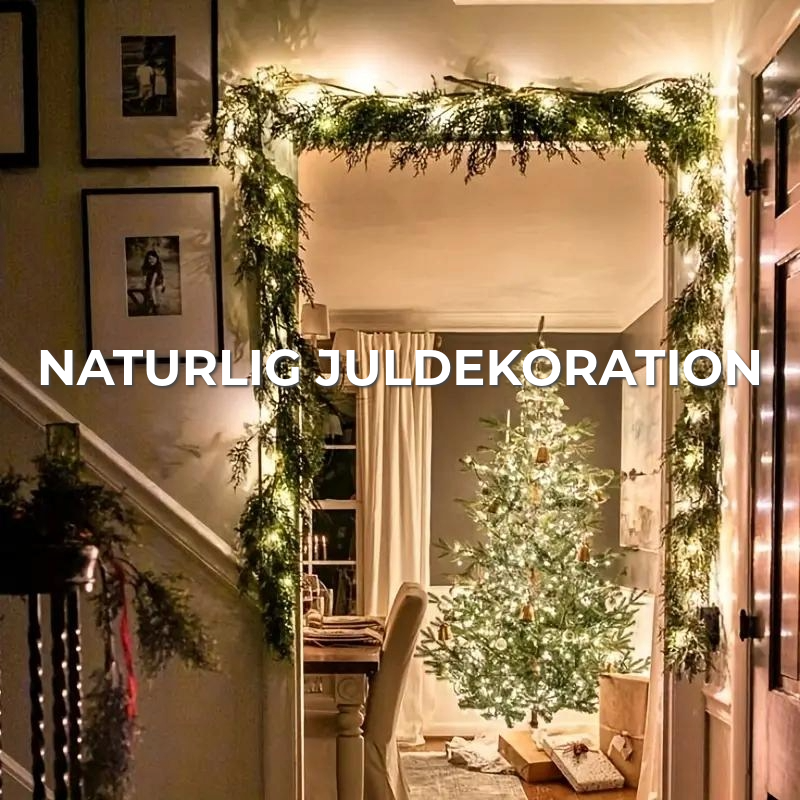 Naturlig juldekoration