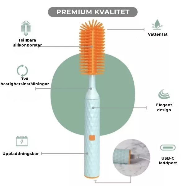 Professionell flaskrengörare