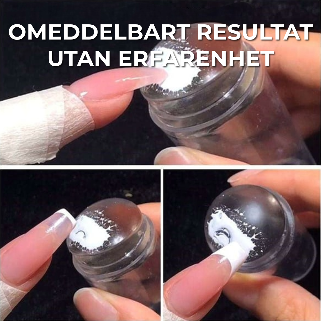 Stämpelset för Fransk Manikyr