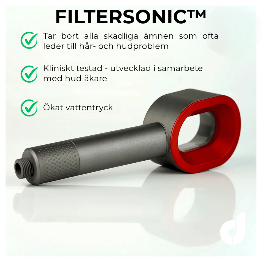 Lyxigt duschmunstycke från FilterSonic