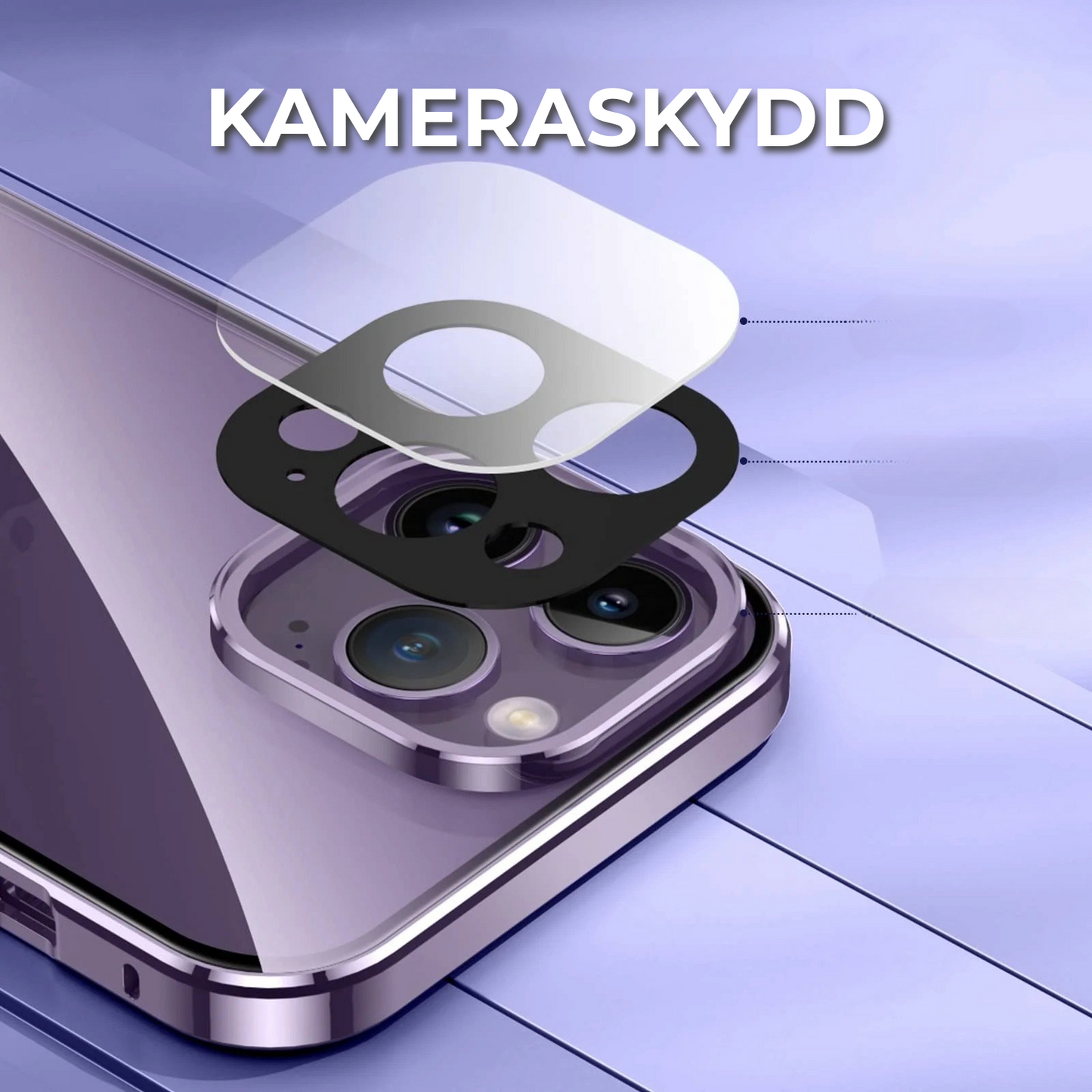 Lyxig Telefonfodral + Integritetsskydd