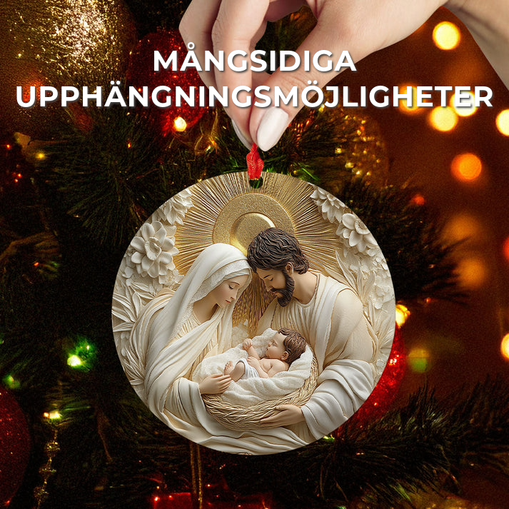 Heliga Familj Julprydnad
