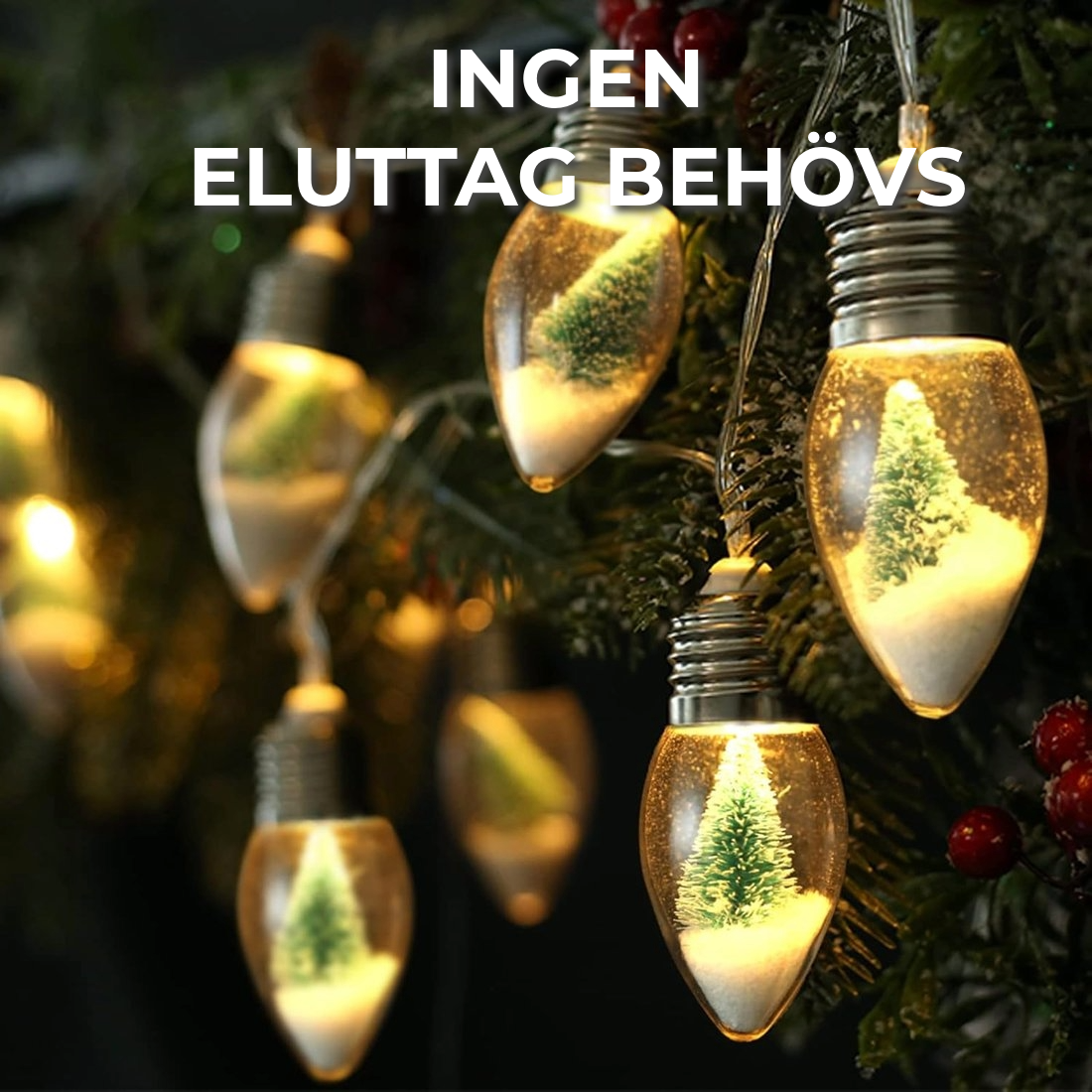 Stämningsfull julbelysning