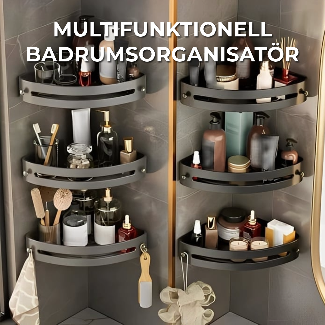 Multifunktionell badrumsorganisatör