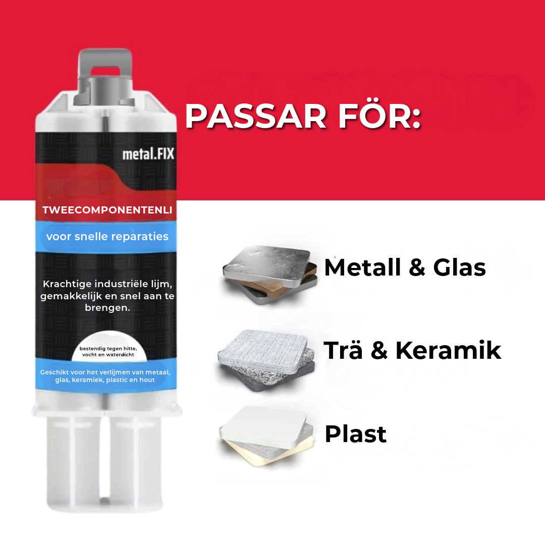 Professionellt Vattentätt Metallklister
