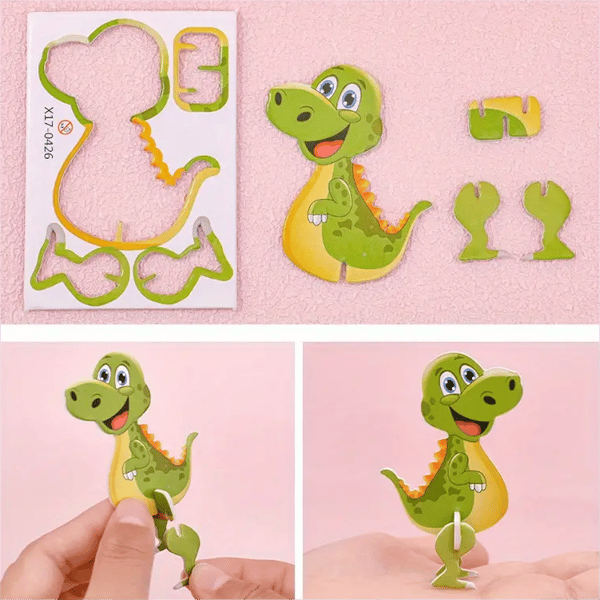 Tecknat pussel i 3D | 25 Pussel
